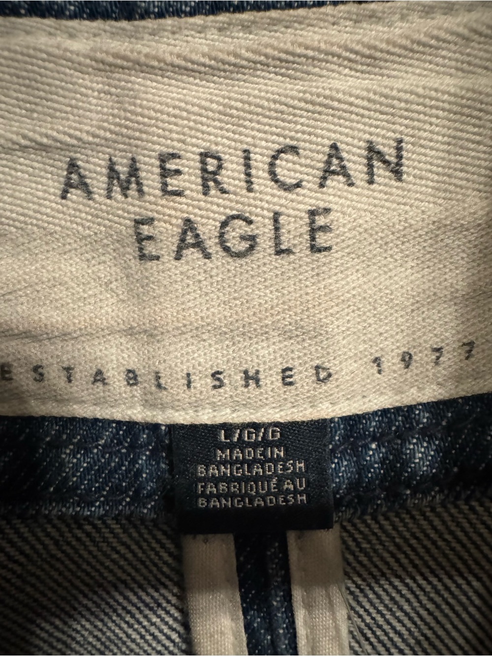 American Eagle Outfitters Light Blue Denim Blazer Jacket - Picture 2 of 3